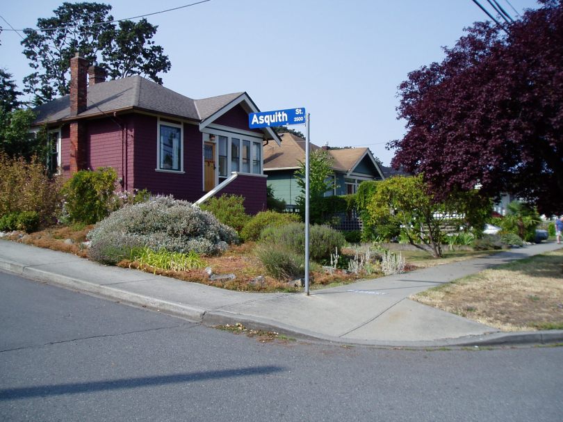 Another Haultain front yard garden Victoria BC Pacific Northwest