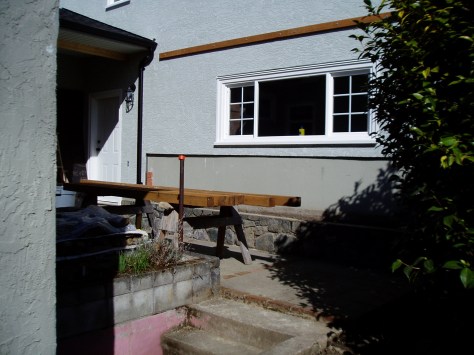 placing the first beam