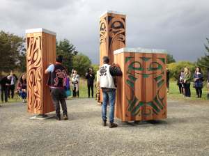 Earth Drums, Saanich, public art, Carey Newman, Victoria, Vancouver Island, BC, Pacific Northwest